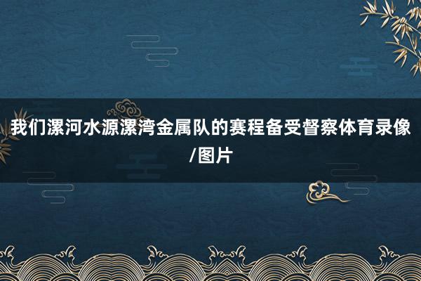 我们漯河水源漯湾金属队的赛程备受督察体育录像/图片