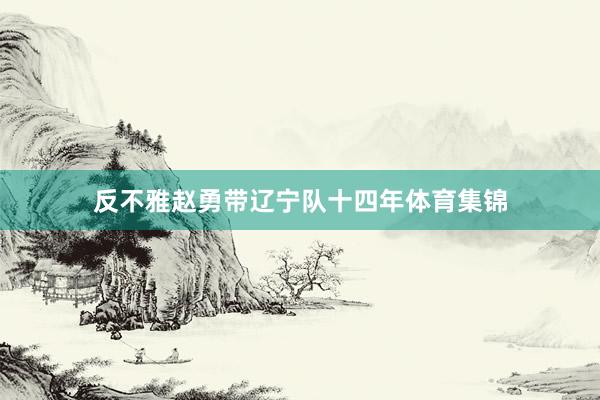 反不雅赵勇带辽宁队十四年体育集锦