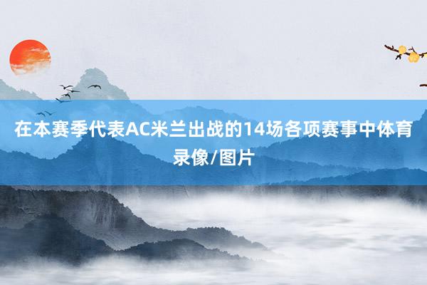 在本赛季代表AC米兰出战的14场各项赛事中体育录像/图片